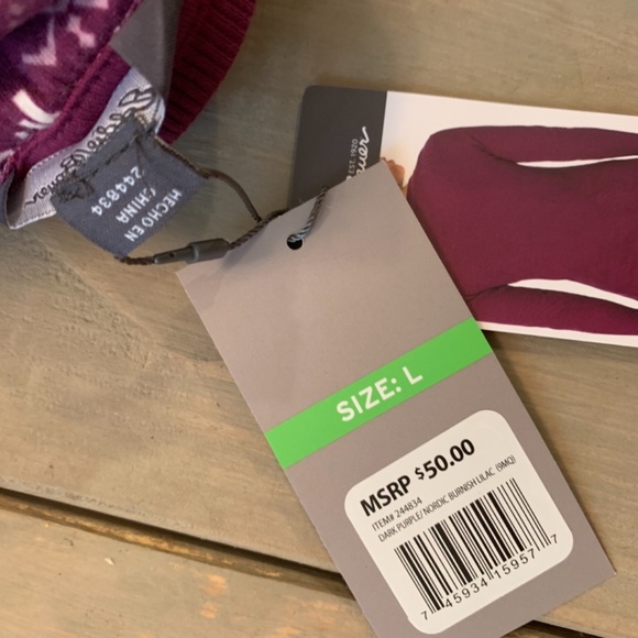 Eddie Bauer Purple Thermal Henley Top in Large - Picture 11 of 11